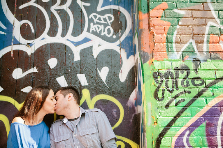 Graffitti Wall Toronto Pre Wedding