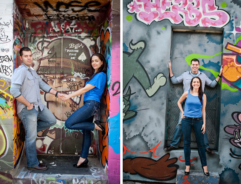 Graffitti Wall Toronto Pre Wedding