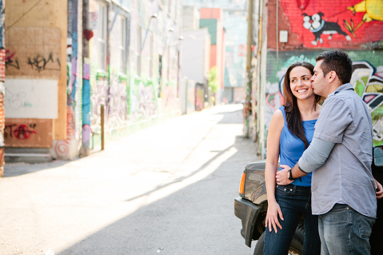 Graffitti Wall Toronto Pre Wedding