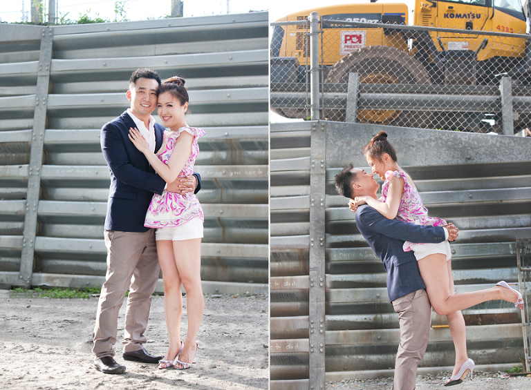 esplanade sugar beach toronto engagement