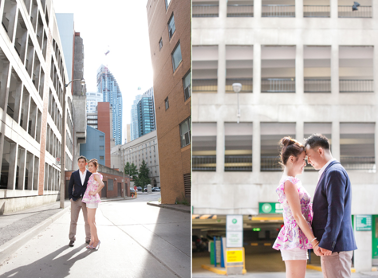 esplanade sugar beach toronto engagement