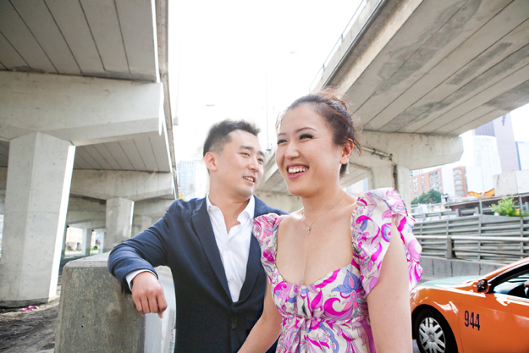 esplanade sugar beach toronto engagement