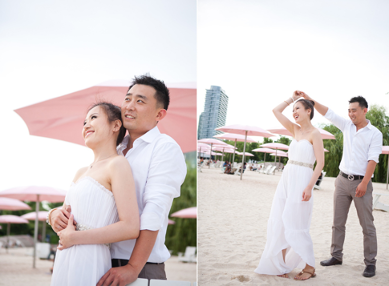 sugar beach pre wedding engagement toronto