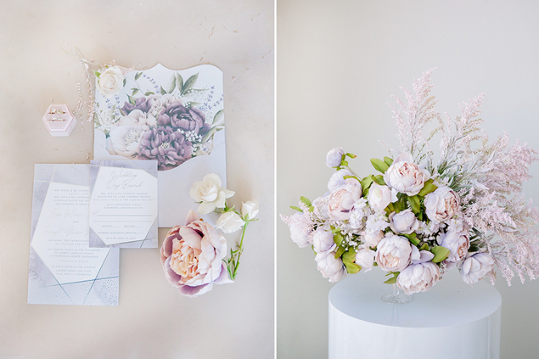 light purple styled shoot